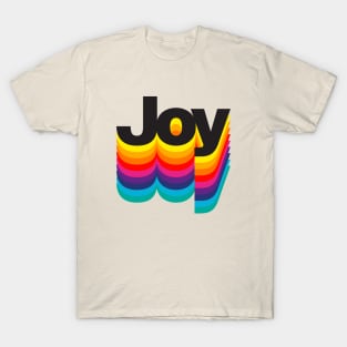 Joy: Retro Typography Edition T-Shirt
